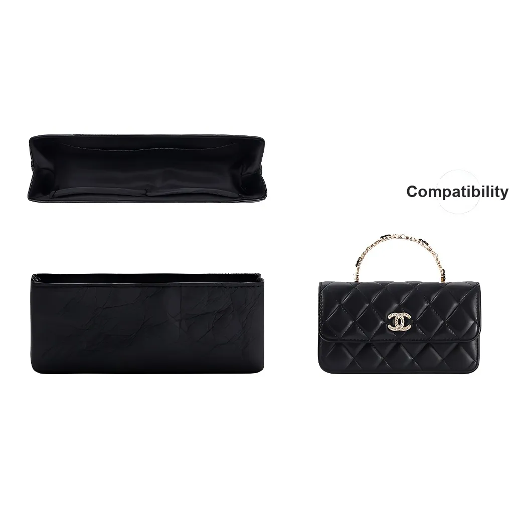 Lan Bao Fan DuPont Paper Waterproof Lining Bag Insert Women's Black