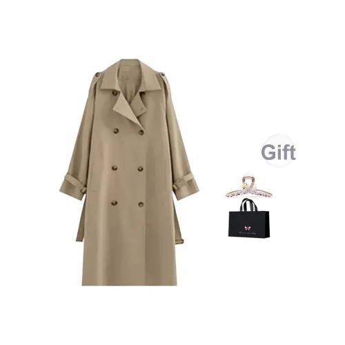 Aimilian Хаки Женское Пальто