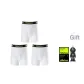 White[3 Pack]