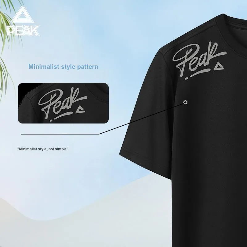 PEAK RIGHT Series Casual Sportswear Unisex Two Piece Set White Black-5