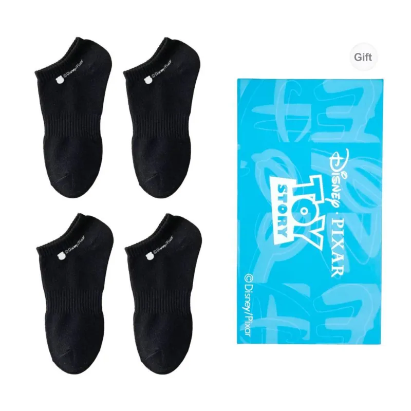 Disney No Show Socks Unisex Gift Box Set Of 4-2