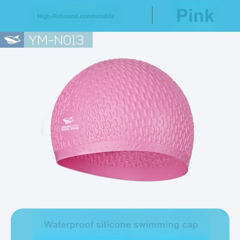 SMILING SHARK Swimming Caps-7