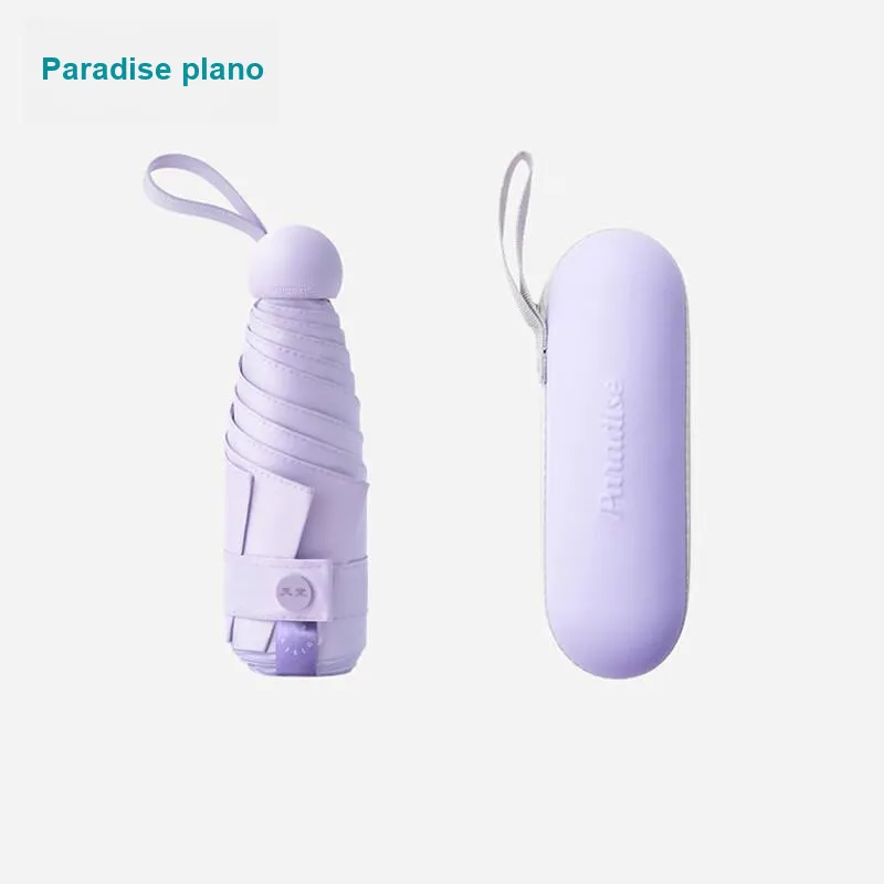 Heavenly Umbrella Ultraviolet Sun And Rain Dual Use Folding Portable Sun Umbrella Unisex-6