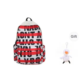 BRABOSTON Nylon Backpack Unisex Red/Blue/Green/Pink