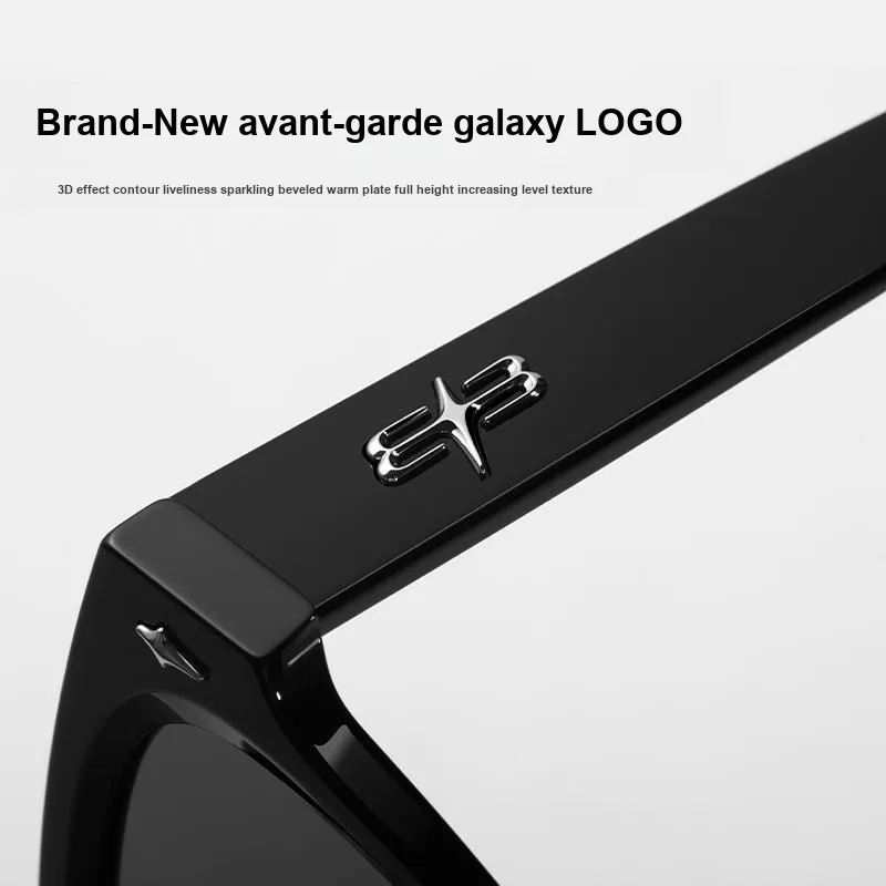 MOLSION Plate Frame Square Sunglasses Unisex Multicolor-13