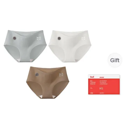 MIIOW Trend Party Series Underpants Women's Shopping Bag 3 Pack