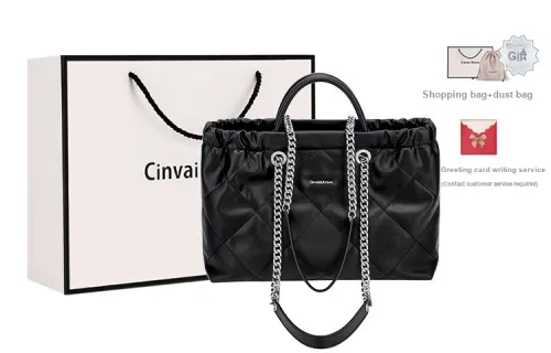 Simvay Clos Handbags Black Includes Brand Shopping Bag