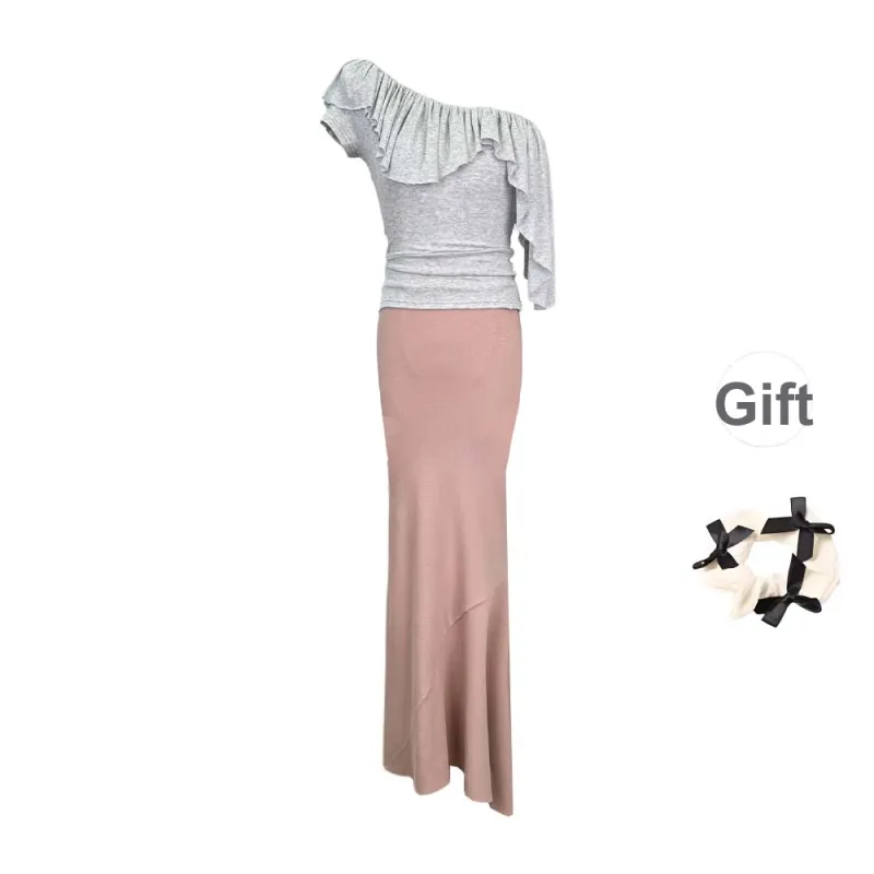 TURN UP Two Piece Skirt Sets Women's-1
