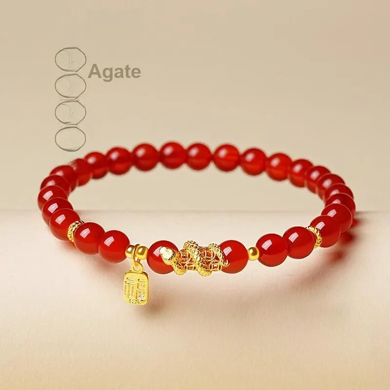 EADDA JEWELRY Natural Agate Bracelets Unisex-1