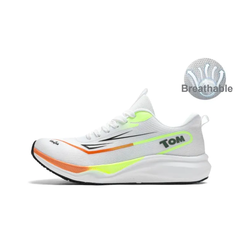 TALKING TOM Low Top Running Shoes Unisex Black Green-1