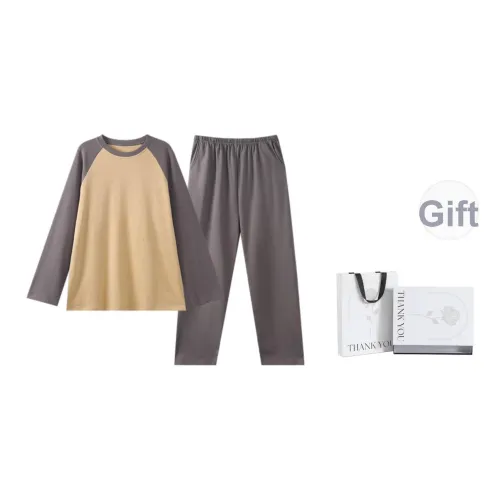 LEZIYUN Пижамный комплект Подарочная коробка Весенний и Осенний Мужской