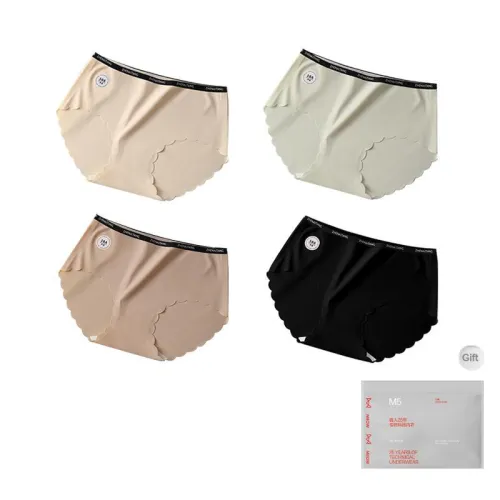 MIIOW Trend Party Series Underpants Women's Shopping Bag 4 Pack