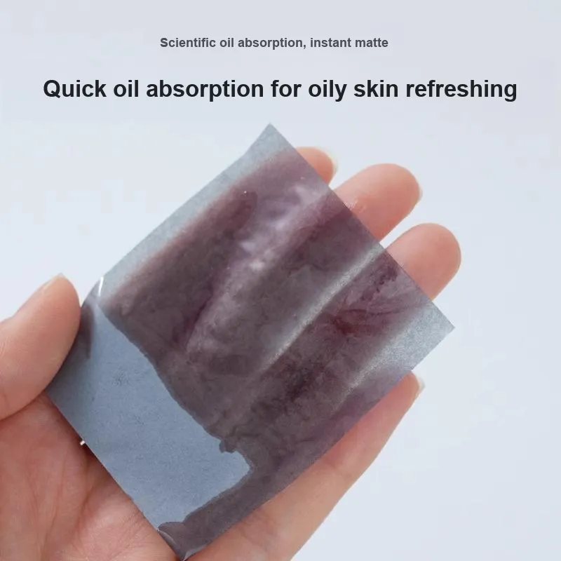 ZHENZI Portable Box Included Blotting Paper Refreshing And Oil Control For Oily Skin-3