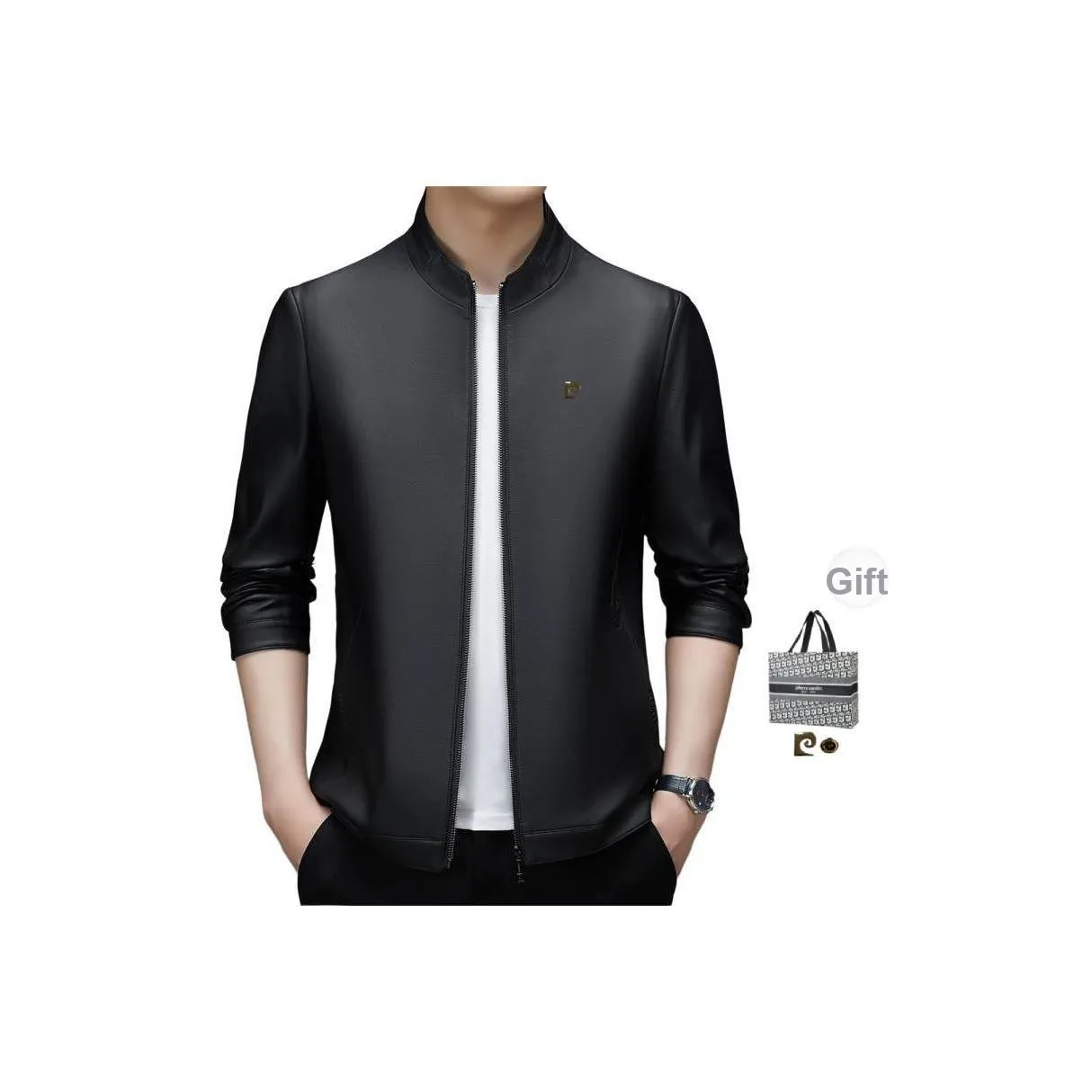 PIERRE CARDIN Кожа Куртка Мужская