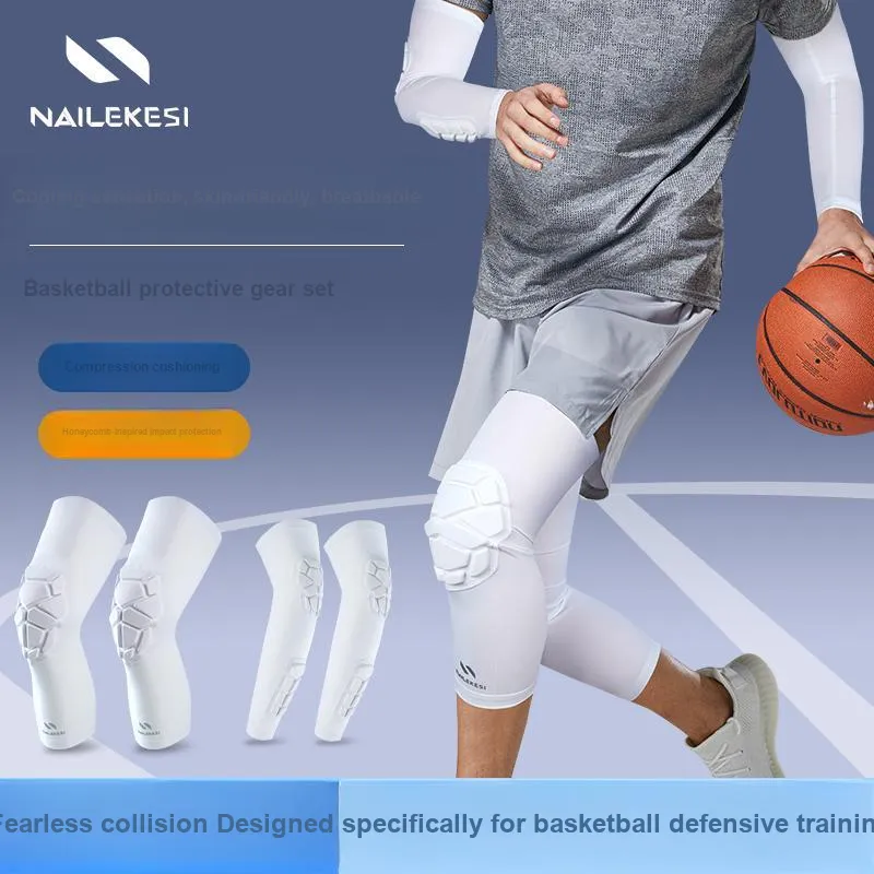 NAILEKESI Knee Pads Soccer Basketball Unisex-4