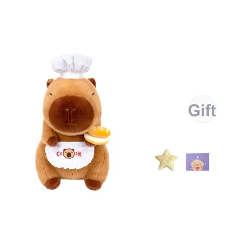 OU DI PIG Милый Chef С наполнителем Капибара Куклы Подвеска Плюшевая кукла 15см 22см 33см Высота