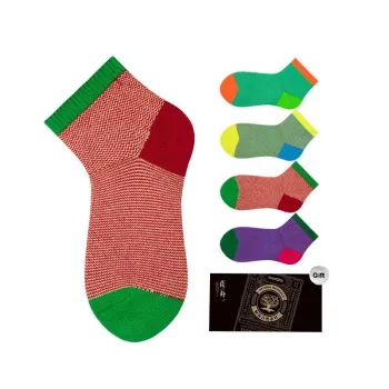LIANGPU Ankle Socks Women's 4 Pack