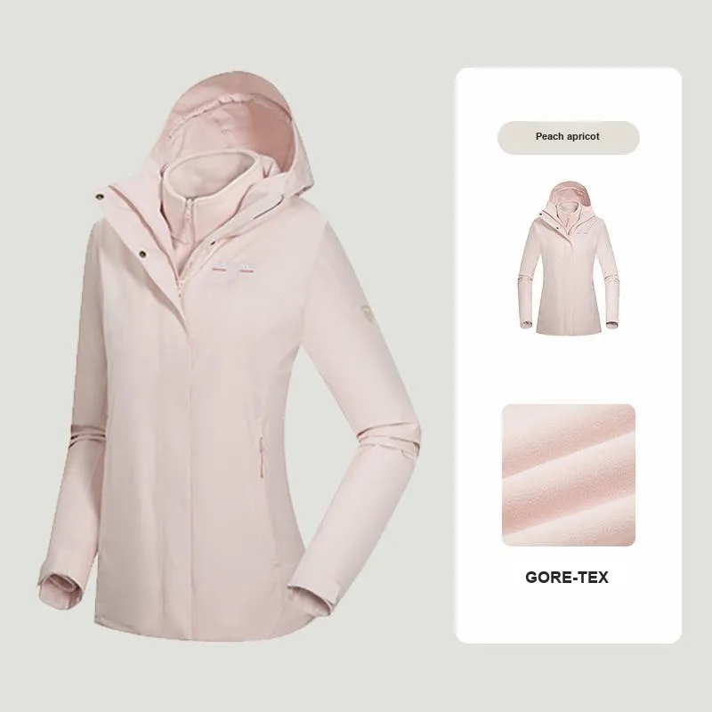 NORTHLAND PROFESSIONAL Waterproof And Windproof To Keep Warm Windbreaker Jacket Women's-5
