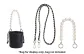 [Style 1]110cm Crossbody with Leather Chain+37cm Portable Pearl