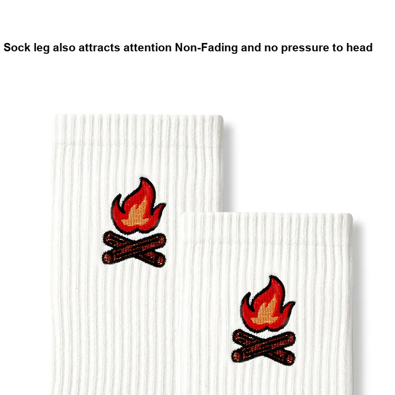 Primeet Mid Calf Socks Unisex 5 Pack-53