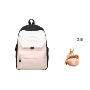 URBAN FOREST Nylon Backpack Regular Unisex Black/Pink/Gray/Coffee/Blue