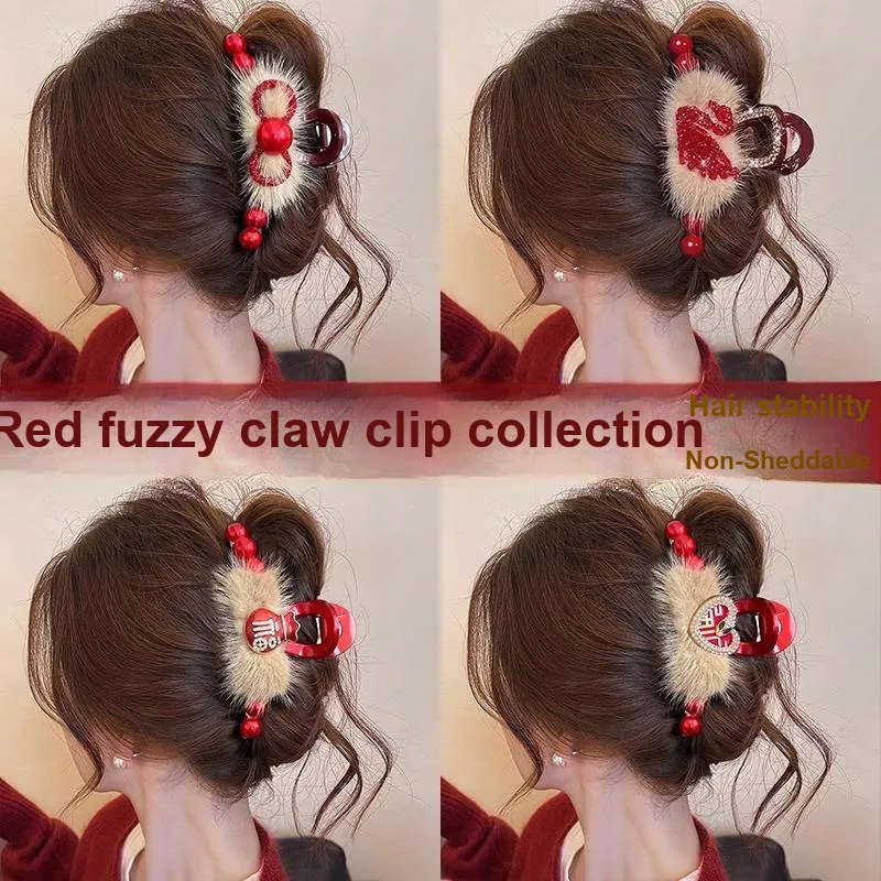 Danqin Acrylic Hair Clips Women's-7