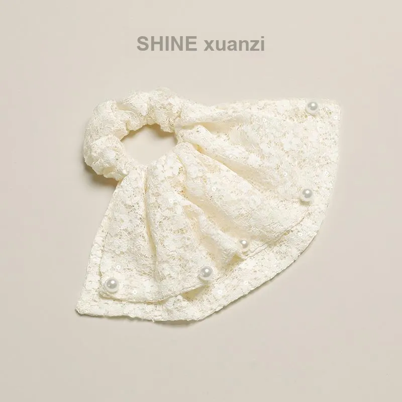 SHINE Fabric, Shell Pearl Hair Tie Women's-1
