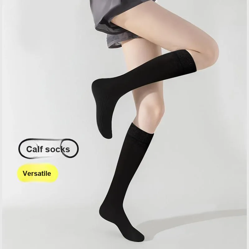 Avanti Knee High Socks Women's 2 Pack Black-4
