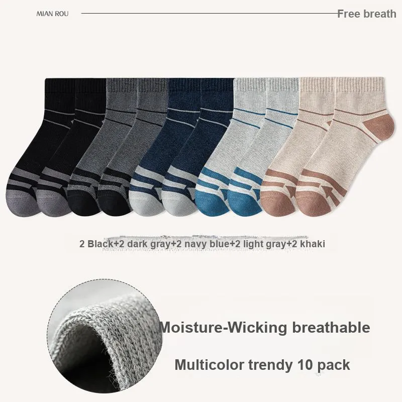 7 SEVFUN Mid Calf Socks Men's Combo Set-11