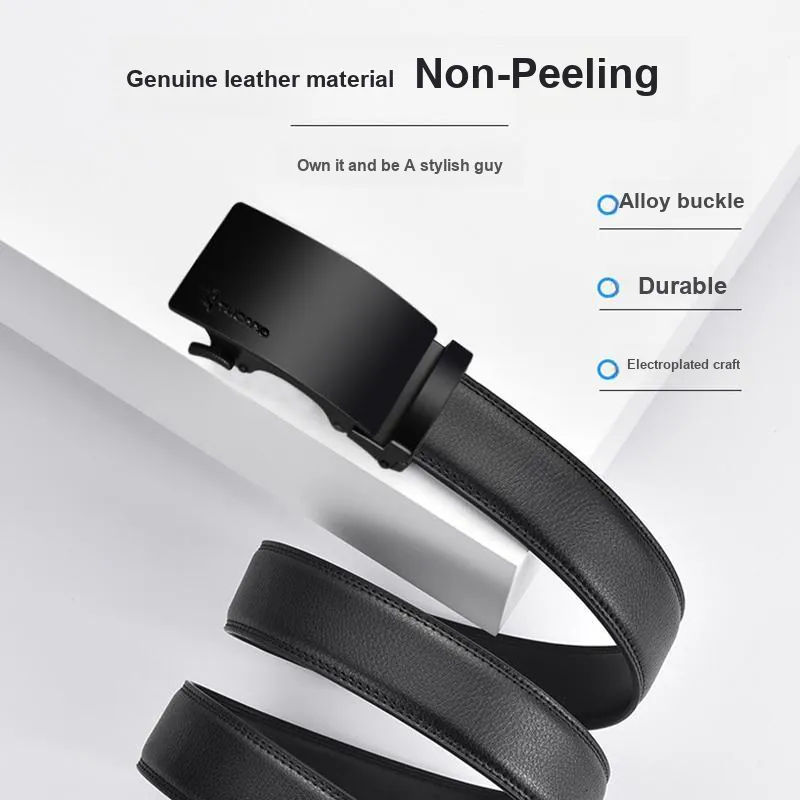 TUCANO Cow Split Leather Belts Men's 3.5cm-4
