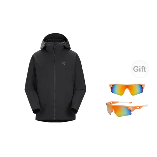 Arcteryx Gamma Series Windbreaker Jackets Men Black Includes Glasses