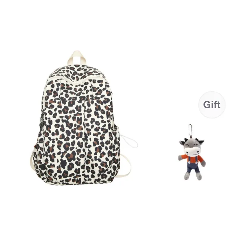 URBAN FOREST Nylon Backpack Unisex Black/Blue/Pink/Brown-16
