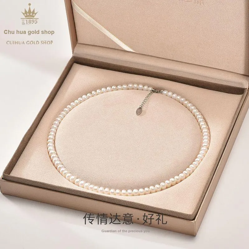 Cuihua Gold Shop Pearl Necklaces Women's-2