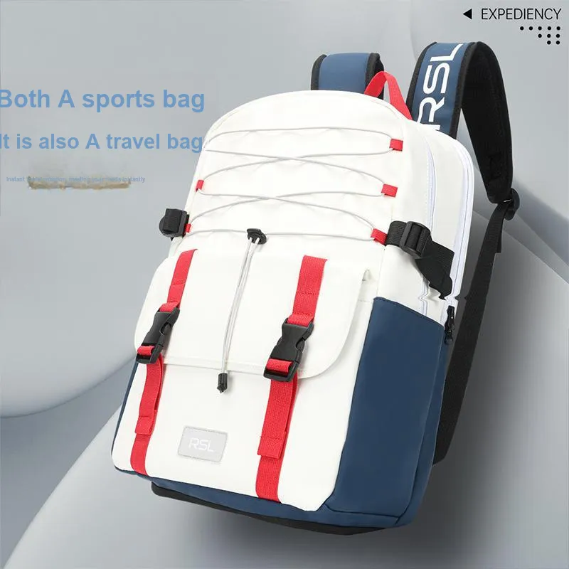 RSL Badminton Racket Bags 3 Pcs Backpack Red Blue Unisex-2