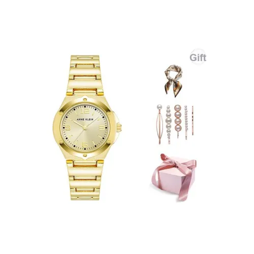 ANNE KLEIN Наручные часы Кварцевый механизм Сплав Ремешок 28 мм Белый циферблат Женские часы