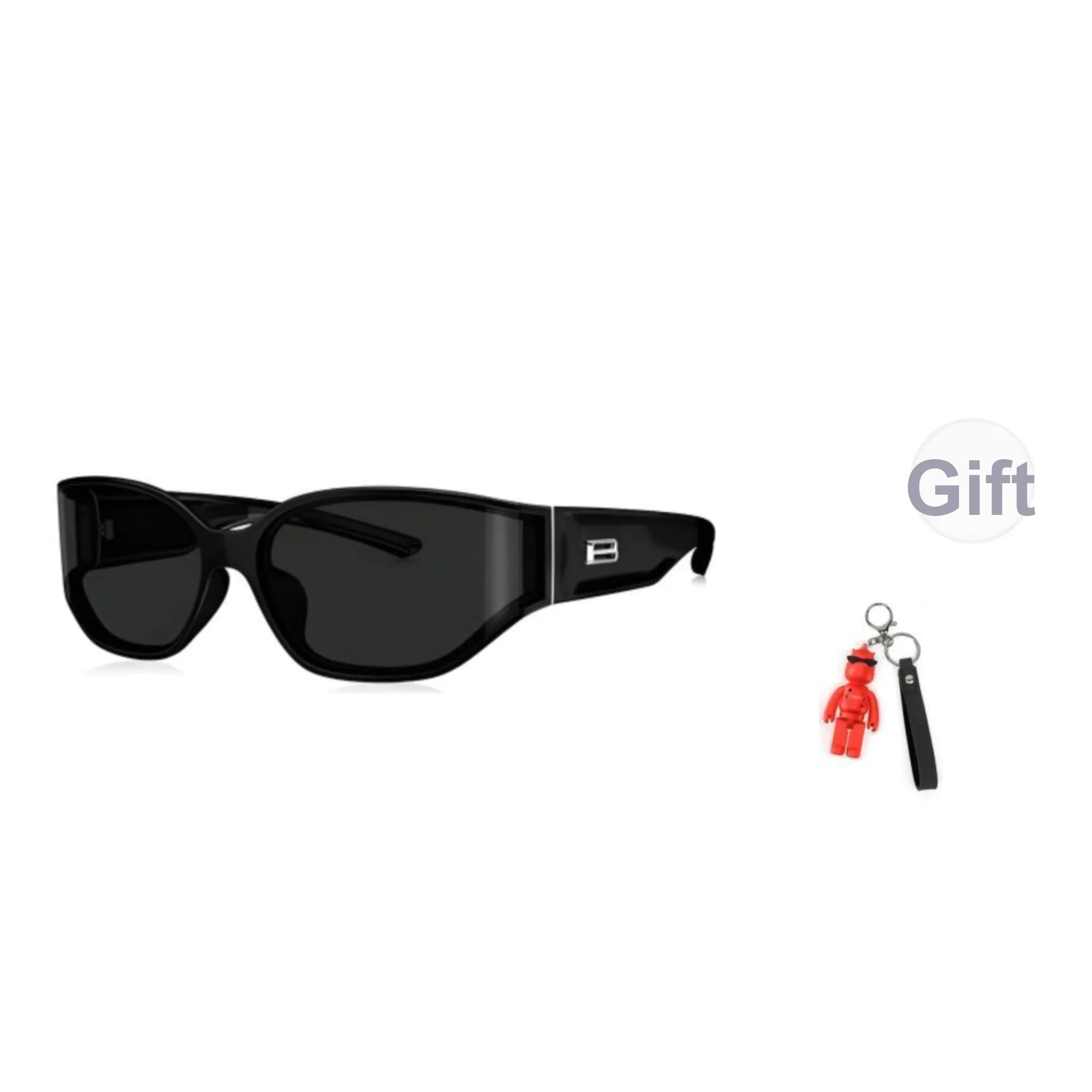BOLON Plate Frame TR/Memory Plastic Irregular Shape Sunglasses Unisex