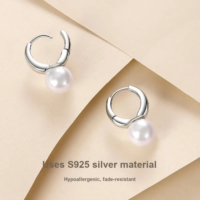 LOVING S925 Silver Earrings Women's-4