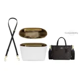 [Clothing Sets]Black Crossbody Shoulder Strap+DuPont Paper Liner