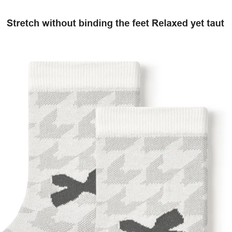 Primeet Mid Calf Socks Women's 5 Pack Sweet Style Journal-1