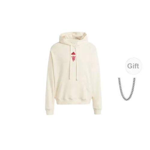 Adidas Sweatshirts Unisex Milk White Comes With Necklace