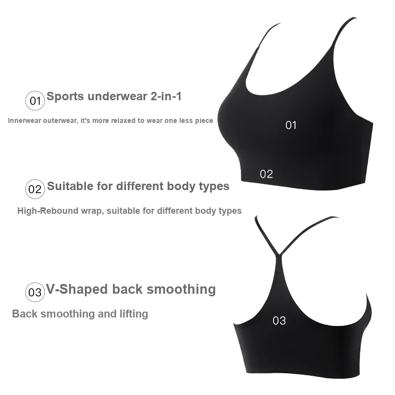 GORRENNO Women's Bras-11