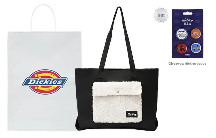 Dickies Plush Tote Bag Shopping Bag Backpack Shoulder Bag Unisex White-1