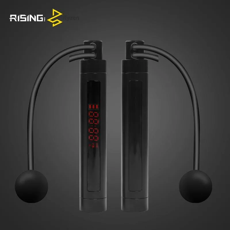 Ruisi Fitness Training Smart Counting Jump Ropes Adults Steel Wire Rope ABS Controller-3