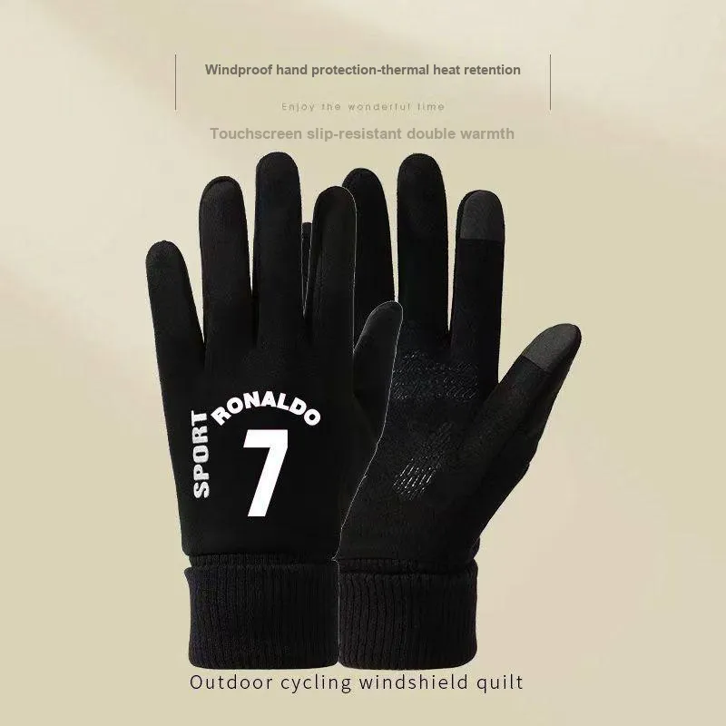LEMONKID Fleece Knit Gloves Unisex-3