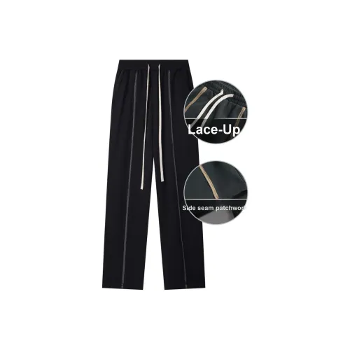 GXXX Осень и зима Кружево Up Straight Fit Casual Pants Unisex