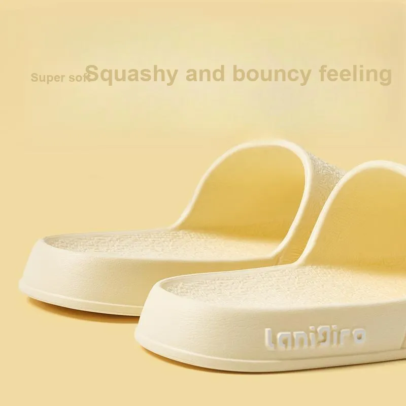 UTUNE Summer Indoor Bathroom Bathing Slip Resistant Quiet Couple's Home Slippers-12