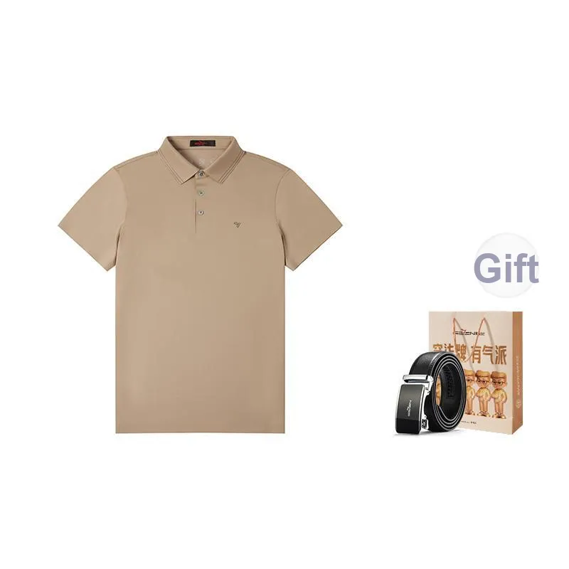 SEVEN Polo Shirt Men's Comes With Box Included Belt-4