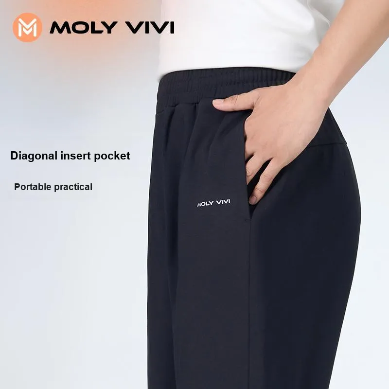 MOLY VIVI Sports Pants Men's Black-1