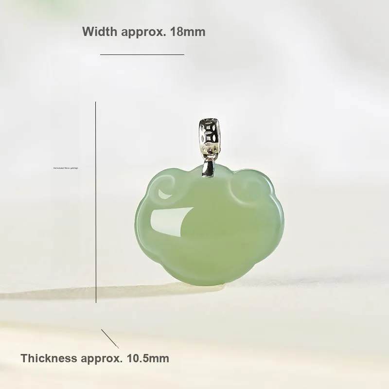 KUNYUYAO Hetian Jade Pendants White Jade Unisex-29