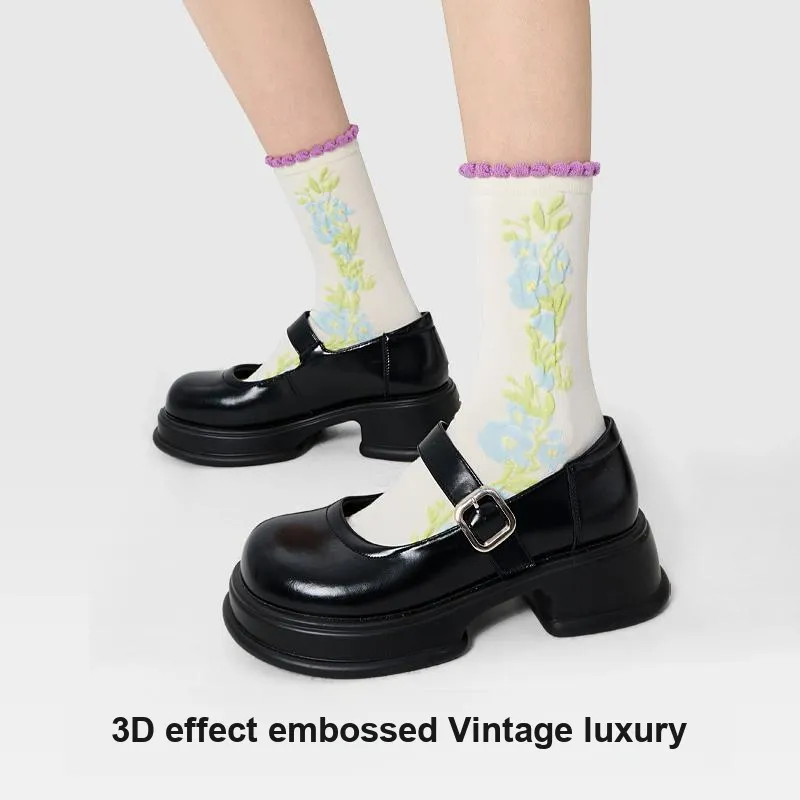 JKN Mid Calf Socks Women's Combo Set-12